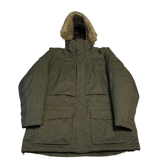 LL Bean Baxter State Parka Down Waterproof Mens XXL Gray Winter Coat Jacket Hood